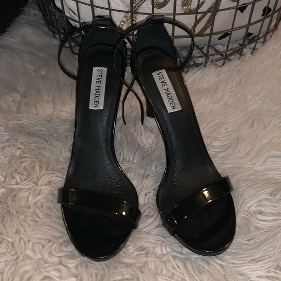 Steve Madden Patent Leather Strappy Heels - Picture 1 of 8